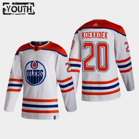 Dětské Hokejový Dres Edmonton Oilers Dresy Slater Koekkoek 20 2020-21 Reverse Retro Authentic